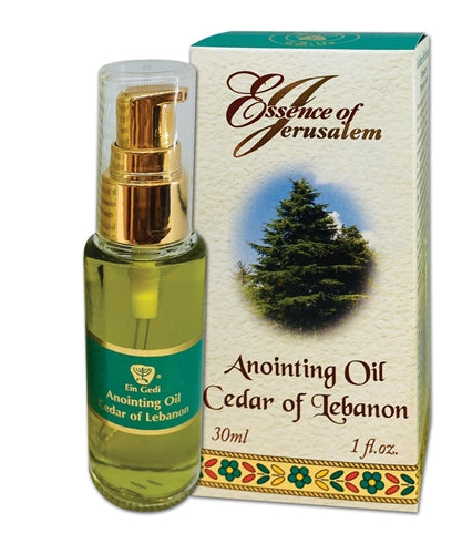 Cedar of Lebanon Anointing Oil 30 ml – Biblical Holy Land Prayer Oil