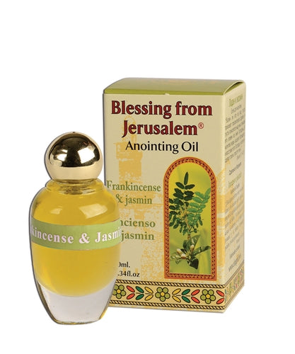 Frankincense & Jasmin Anointing Oil – Holy Land Biblical Prayer Oil – 12 ml