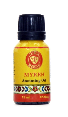 Myrrh Biblical Anointing Oil – Cobalt Blue Bottle 15ml