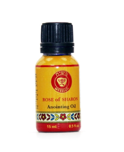 Rose of Sharon Biblical Anointing Oil – Cobalt Blue Bottle 15ml