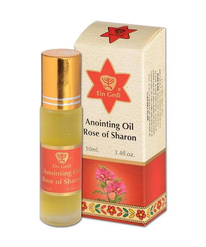 Rose of Sharon Biblical Anointing Oil Roll-On for Prayer, Worship & Devotion – 10ml