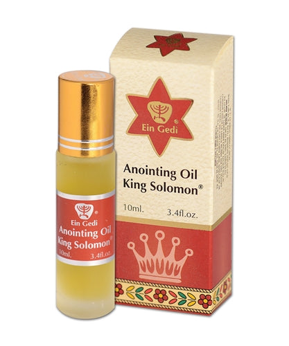 King Solomon Biblical Anointing Oil Roll-On for Prayer, Wisdom & Divine Guidance – 10ml