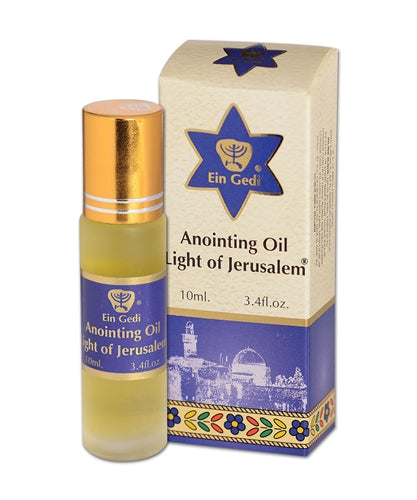 Light of Jerusalem Biblical Anointing Oil Roll-On for Prayer, Worship & Spiritual Guidance – 10ml