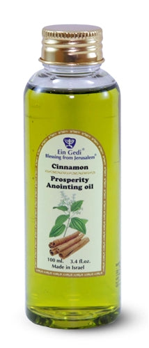 Prosperity Cinnamon Anointing Oil – Holy Land Biblical Prayer Oil – 100 ml