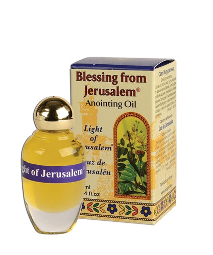 Light of Jerusalem Anointing Oil – Holy Land Biblical Prayer Oil – 12 ml
