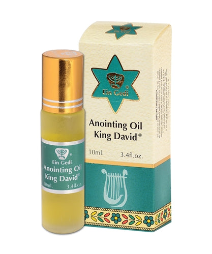 King David Biblical Anointing Oil Roll-On for Prayer, Worship & Spiritual Strength – 10ml