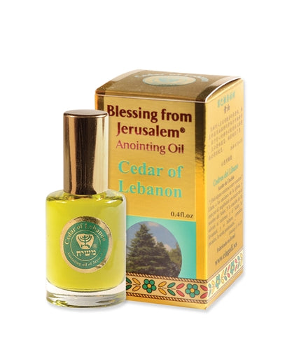 Cedar of Lebanon Gold Line Biblical Anointing Oil – 12ml
