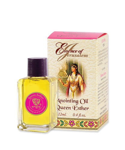 Queen Esther Anointing Oil – Essence of Jerusalem Holy Land Oil – 12 ml
