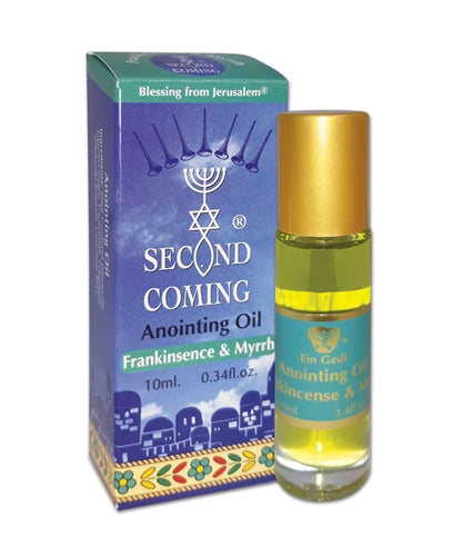 Second Coming Biblical Anointing Oil – Frankincense & Myrrh for Faith, Watchfulness & Prayer – 10ml