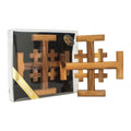 Jerusalem Handmade Five-Fold Cross in Olive Wood | Holy Land Christian Symbol 3.9 Inch